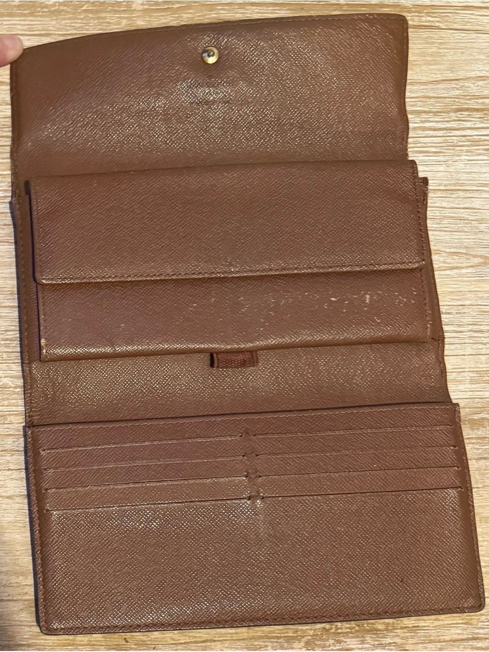 Louis Vuitton Brown Monogram Sarah Long Wallet in Brown - Picture 8 of 16